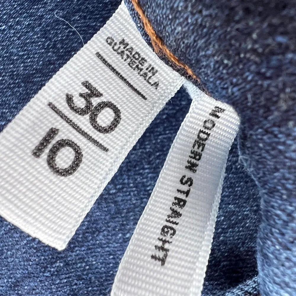 Loft Jeans Bundle Curvy Straight Modern Straight Raw Hem Cuffed size 10 / 30 - Picture 8 of 16